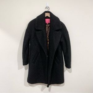 Betsey Johnson Boucle Wool Coat